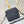GETAWAY MESSENGER 18 IN BLACK EMBOSSED CALFSKIN