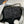 25C Flap Bag 20cm Black Polka Dot Silver Sequin Calfskin