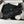 25C Flap Bag 20cm Black Polka Dot Silver Sequin Calfskin