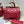 MEDIUM 37 TOUJOURS BAG IN RUBY RED MACROCANNAGE LAMBSKIN