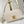SOFT TWIST 27 IN WHITE CALFSKIN GOLD LOGO