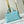 NANO MADELEINE 21 IN SKY BLUE EMBOSSED CALFSKIN SILVER HARDWARE