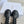 CD D-Major Ankle Boot In Dark Beige Mix Black Canvas With Fleece Lining 105072