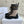 CD D-Major Ankle Boot In Dark Beige Mix Black Canvas With Fleece Lining 105072