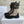 CD D-Major Ankle Boot In Dark Beige Mix Black Canvas And Cowhide 105071