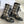 CD D-Unit Ankle Boot In Dark Beige Mix Black Canvas And Glossy Cowhide 105082