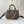 SPEEDY TRUNK 20 IN BROWN MONOGRAM CANVAS AND BLACK CALFSKIN TRIM GOLD BUCKLE
