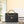 25C Flap Bag With Top Handle 18cm Black Grained Calfskin