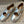 Alaia 25 Criss Cross With Stud Ballet Flats Silver Sheepskin 303696