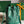 PETIT FLOT BUCKET BAG 22 IN GREEN GOYARDINE CANVAS AND LAMBSKIN TRIM