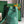 PETIT FLOT BUCKET BAG 22 IN GREEN GOYARDINE CANVAS AND LAMBSKIN TRIM
