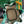 PETIT FLOT BUCKET BAG 22 IN GREEN GOYARDINE CANVAS AND LAMBSKIN TRIM