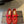 Alaia 25 Women's Ballet Flat Red Sheepskin 303702