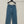 CD Plaid Straight Jeans Retro Blue Cotton