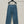 CD Plaid Straight Jeans Retro Blue Cotton