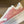 BLOCK SNEAKER WITH TRIOMPHE IN WHITE MIX BABY PINK CALFSKIN
