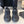 CHUNKY SNEAKERS IN BLACK POLYURETHANE, POLYESTER AND NYLON