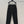 LV 25 Jacquard Logo Denim Trousers Black Cotton