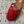 Alaia 25 Infradito Fishnet Flat Mules Red Lampskin 303710