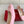 Viv 25 Ballet Flats Pink Cowhide Leather Sheepskin 255208