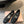 Miu 26s Ballerina Flats In Black Mesh Sheepskin