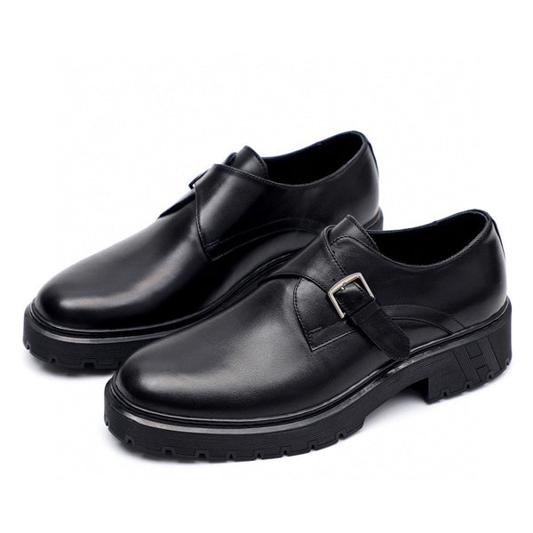 HM Men's Loafer Black Calfskin 616537