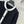 CD Round Neck Cardigan Jacket Black Wool Cotton