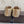Alaia Women's Ballet Flat Gold Lambskin 291053