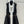 LV Classic Monogram patchwork Contrast Design Dress Black White Polyester