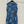 Fendi Flower Vest Dress Blue cotton