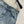 Celine Logo Embroided Denim Short Light Blue Cotton