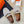 HM Buckle Casual Loafer Brown Cowhide Cloth 317045