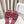 Loewe 25 Petal Anagram Slide 45mm Red Sheepskin 321068