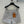LV 25 Advanced Logo Denim Shorts Black White Poliester