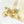 CD 26S Pearl Teardrop Crystal Double Stud Earrings In Gold Metal 631769