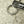 LV Silver Lipstick Bag Charm Keychain