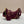 PRA Hobo Underarm Bag burgundy nylon fabric