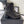 CC Buckle Ankel Boots With Chain 100mm Black Sheepskin GHW 432502