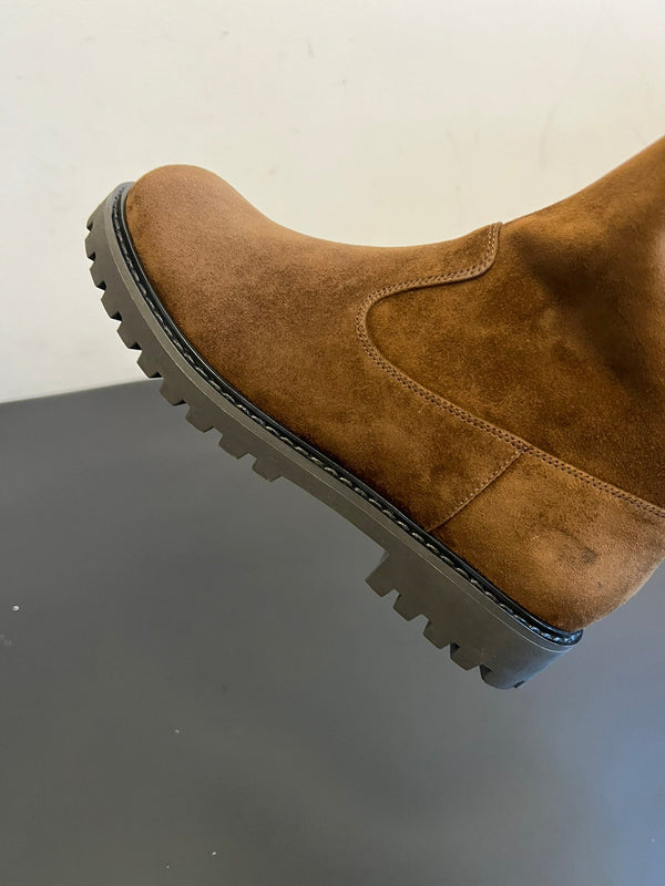 The Row 2025 Boot Brown Suede 561645