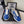 Pra 2025 Sneaker Blue mix Gray Patent Leather Mesh 554575