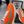 Pra 2025 Sneaker Orange mix Gray Patent Leather Mesh 554581