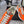 Pra 2025 Sneaker Orange mix Gray Patent Leather Mesh 554581