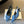 Celine Signature Slingback 5cm Blue Denim 619638