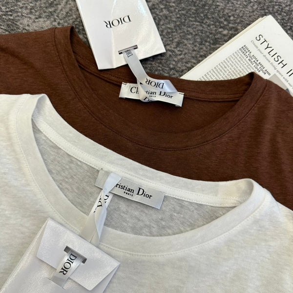 CD SS26 Carousel Print T-Shirt Cotton 350805