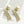 CD 26S Star Crystal Fringe Pearl Earrings In Gold Tone Metal 631052