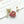 CD 26S Floral Heart Pearl Tribales Earrings In Gold Metal 631941