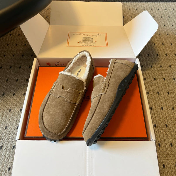 HM 26S Destin Loafers Greyish Beige Suede