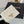Pra Gold Logo-Stamp Card Holder White Saffiano Leather