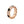 SERPENTI RING PINK GOLD BLACK MOP DIAMOND PAVED 4MM