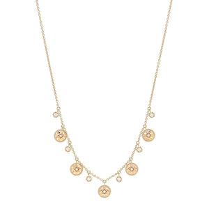 ROSE VENTS 5 MOTIF NECKLACE